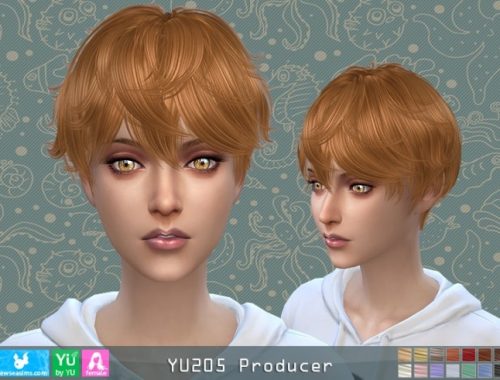 YU205 Producer hair F (P) at Newsea Sims 4