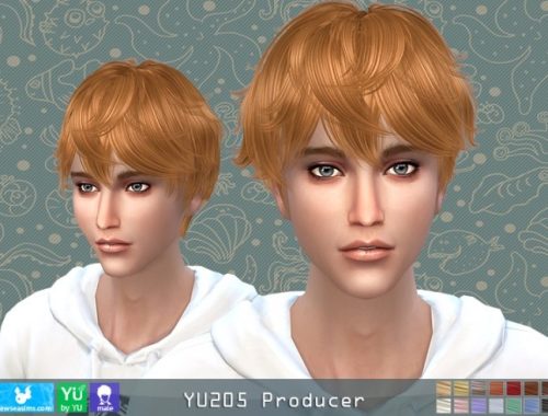 YU205 Producer hair (P) at Newsea Sims 4