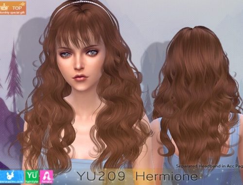 YU209 Hermione hair (P) at Newsea Sims 4