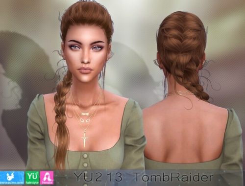 YU213 TombRaider hair (P) at Newsea Sims 4
