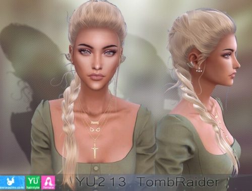 YU213 TombRaider hair (P) at Newsea Sims 4