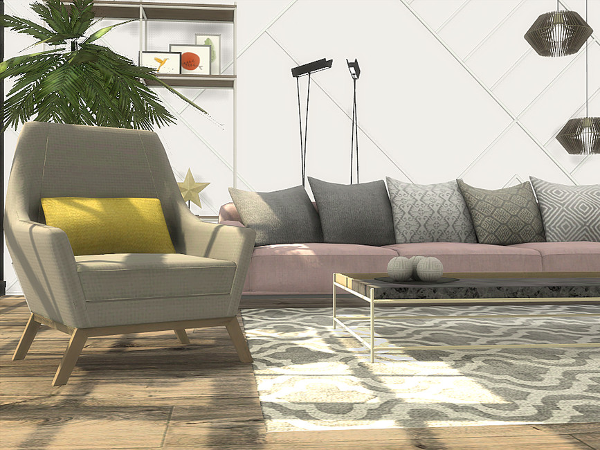 Yuba Living Room - The Sims 4 Catalog