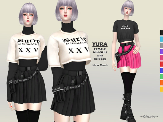 YURA - Mini Skirt - The Sims 4 Catalog