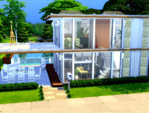 Zen poolhouse