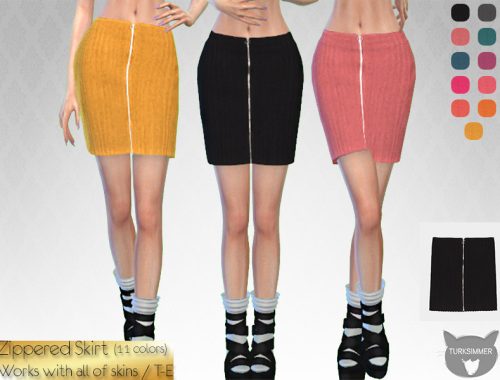 Zippered Skirt