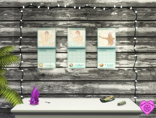 Zodiac Calendars Gentlemen Set - GET TO WORK REQUIRED
