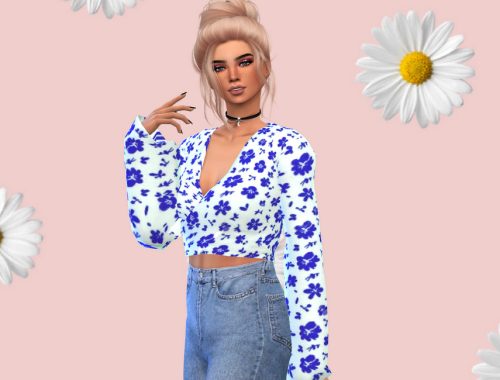 Zoe Wrap Top