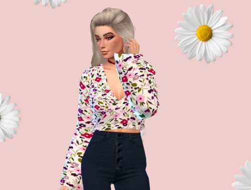 Zoe Wrap Top