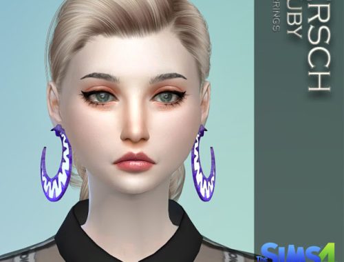 Zuby Earrings at ErSch Sims