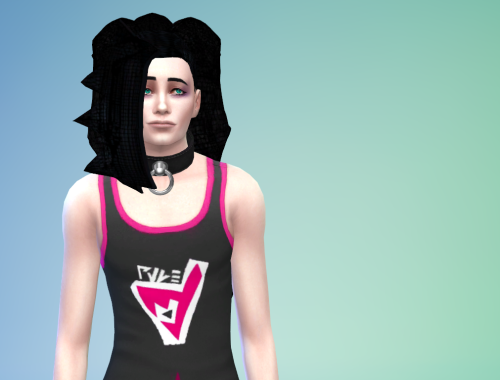 Custom CC- Pokemon SwSh Piers - Hair and Top