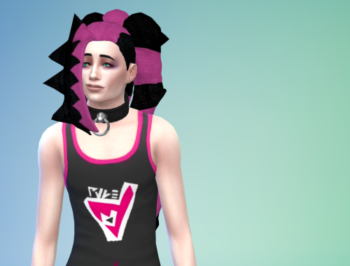 Custom CC- Pokemon SwSh Piers - Hair and Top