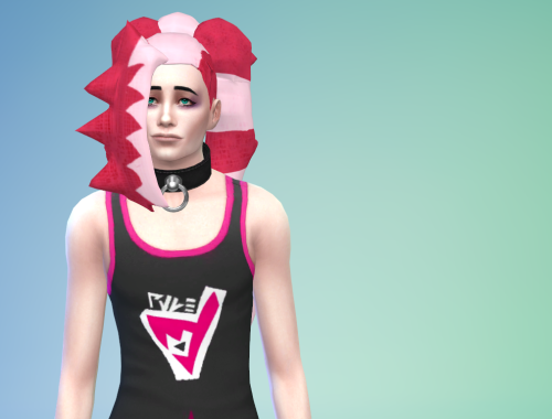 Custom CC- Pokemon SwSh Piers - Hair and Top
