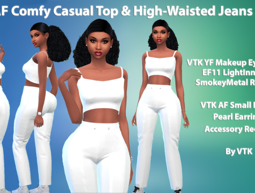 Neveah Williams With VTK CC & "The Extra-Terrestrial Body Preset"