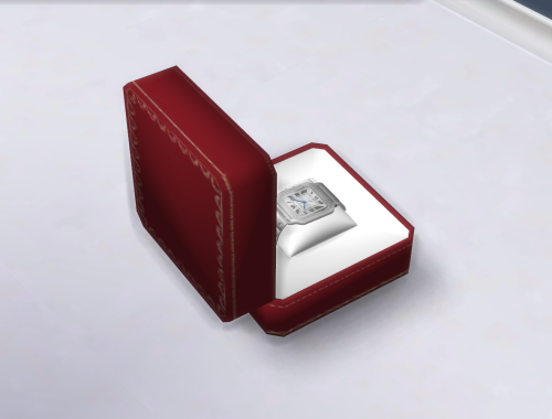 💎Cartier Box Set (Deco) - Santos De Cartier Watch (Wearable)💎