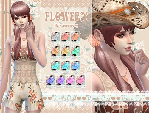 Vanilla Puff -LILY- PigTails & WavyBang (Longer)