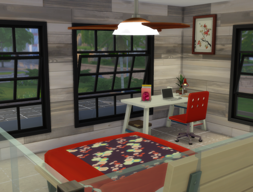 Modern painter studio