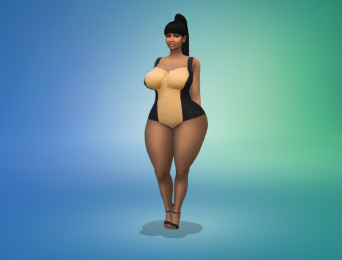 Plus-Sized VTK Model Delilah "Dee" Hamilton & The "Milkshake V1" Body Preset