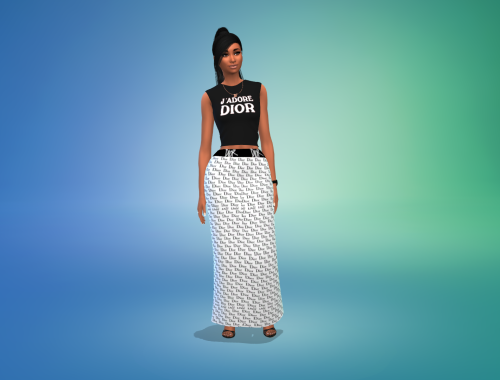 AF DIOR HQ Top & Long Skirt Set PATRONS VERSION Download By VTK