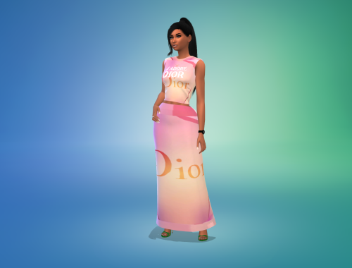 AF DIOR HQ Top & Long Skirt Set PATRONS VERSION Download By VTK