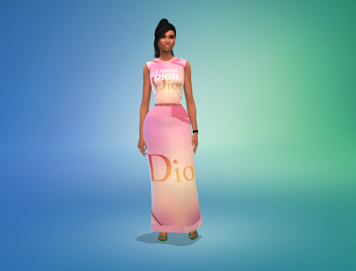 AF DIOR HQ Top & Long Skirt Set PATRONS VERSION Download By VTK