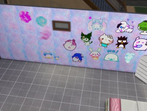 Kawaii wall stickers