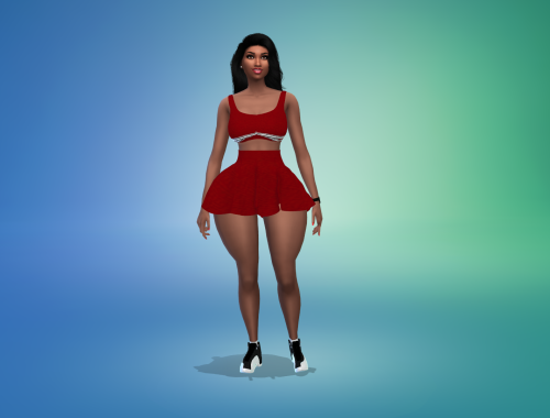 High School Cheerleading Outfit By VTK