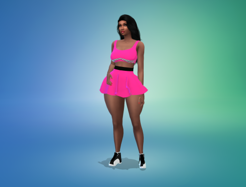 High School Cheerleading Outfit By VTK