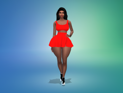 Free High School Cheerleading Outfit By VTK