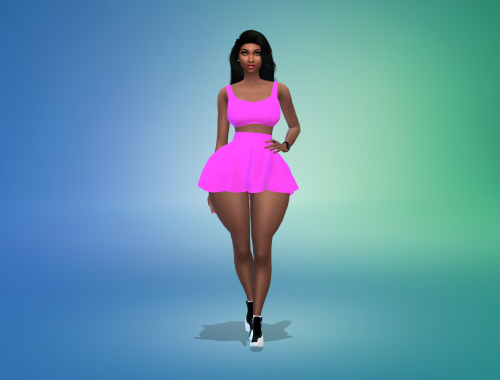 Free High School Cheerleading Outfit By VTK