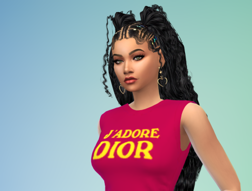 Jasmine King & The No Flattery Curves Body Preset Plus CC Clothes By VTK