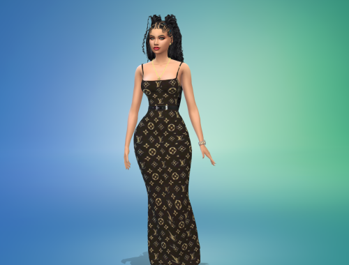 Jasmine King & The No Flattery Curves Body Preset Plus CC Clothes By VTK