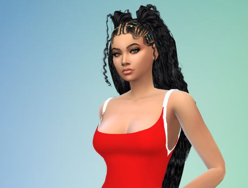 Jasmine King & The No Flattery Curves Body Preset Plus CC Clothes By VTK