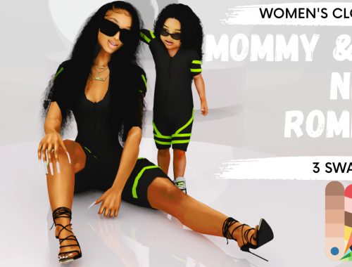 Mommy & Me Neon Romper 💚