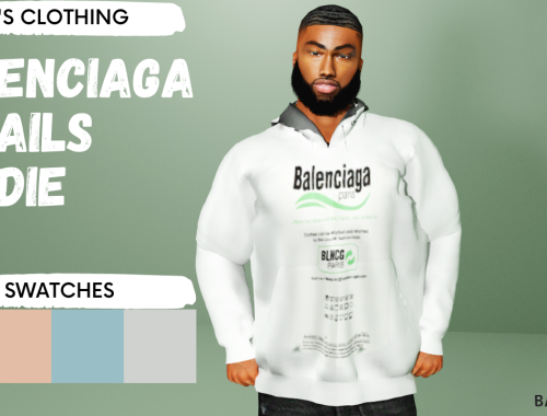 Balenciaga Details Hoodie