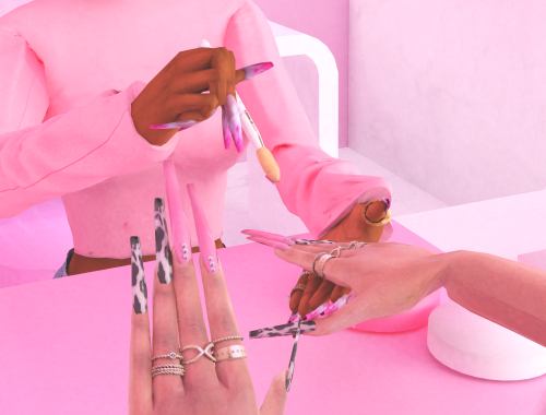 Klawed Nail Salon Set & Blend Scene + Poses