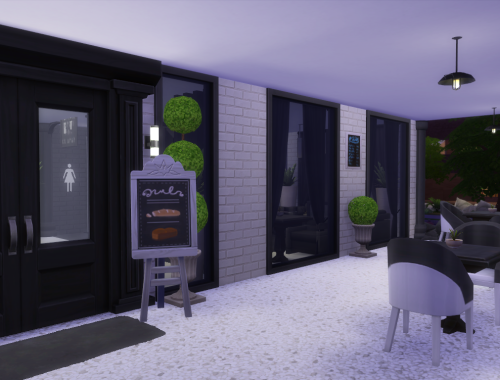 Modern cafe
