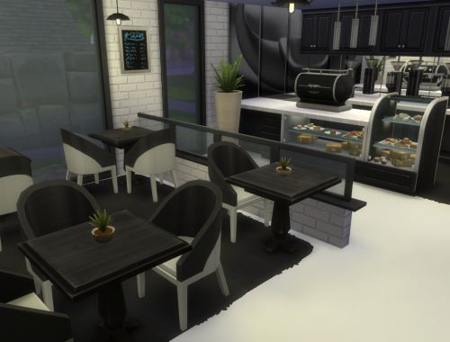 Modern cafe