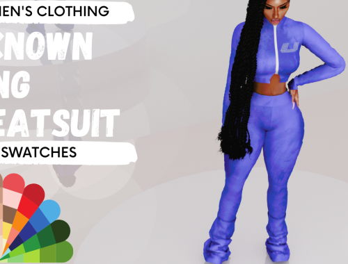 UNKNOWN Bling Sweatsuit 🤍