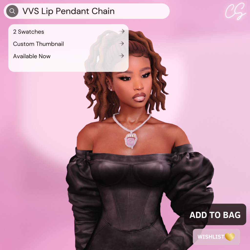VVS Lip Pendant Chain 💎 - The Sims 4 Catalog