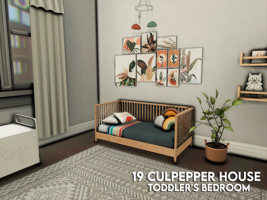 19 Culpepper House Toddler's Bedroom - The Sims 4 Catalog