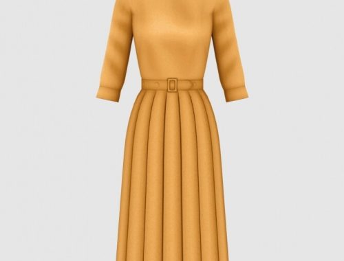 1960s Dress 03 at Happy Life Sims
