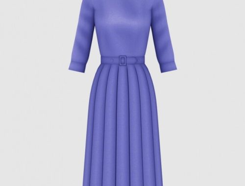 1960s Dress 03 at Happy Life Sims