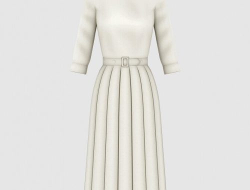 1960s Dress 03 at Happy Life Sims