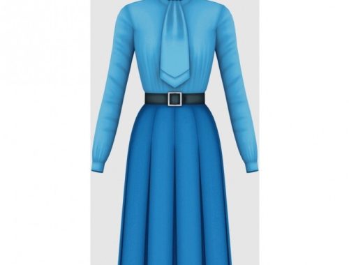 1960s Dress 04 at Happy Life Sims