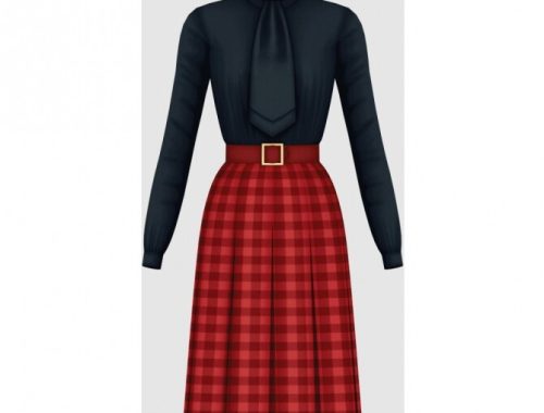 1960s Dress 04 at Happy Life Sims