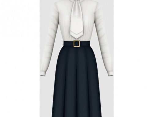 1960s Dress 04 at Happy Life Sims
