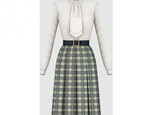 1960s Dress 04 at Happy Life Sims
