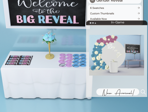 Gender Reveal Set 👶🏽