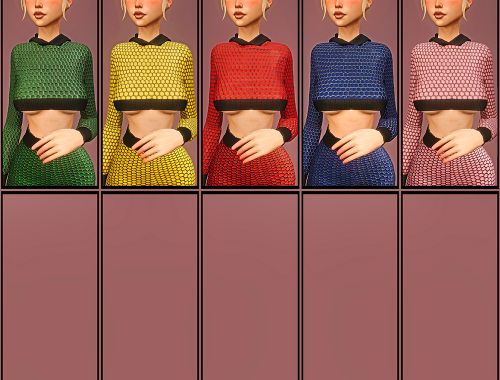 Sexy Cropped Hoody (Alex Set)