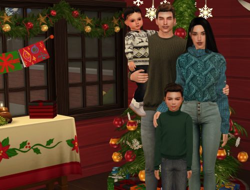 Christmas Family Portrait Poses